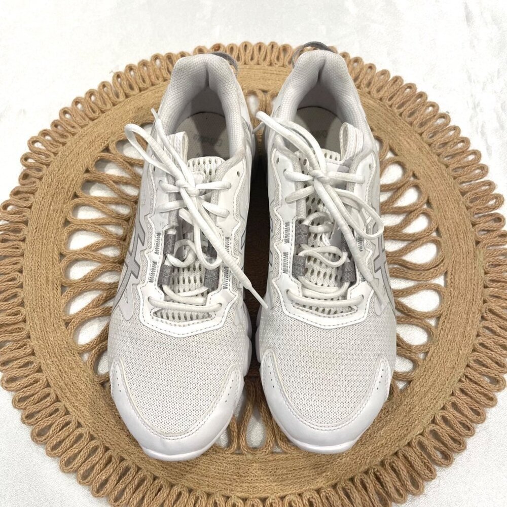 Asics Gel-Quantum 90 White/Pure Silver Sneakers Size Women's 8/ EU 39.5 - Picture 3 of 11